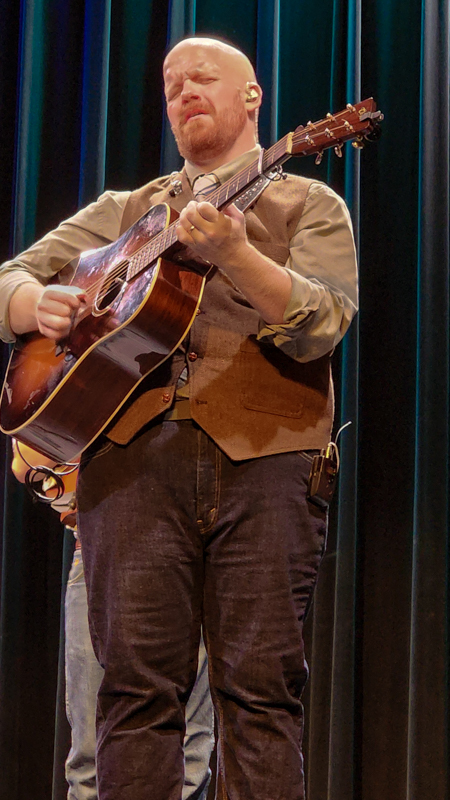 Jesse Smathers with Lonesome River Band at Zoograss 2026 - photo © Laura Tate Photography