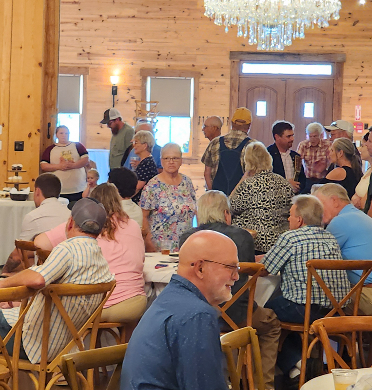 Deb Mills at Allen Mills' Celebration of Life (9/20/26) - photo © Sandy Hatley