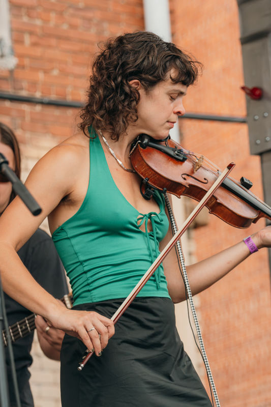 Libby Rodenbough with Fust at the 2026 Bristol Rhythm & Roots Reunion - photo © Grace Carter