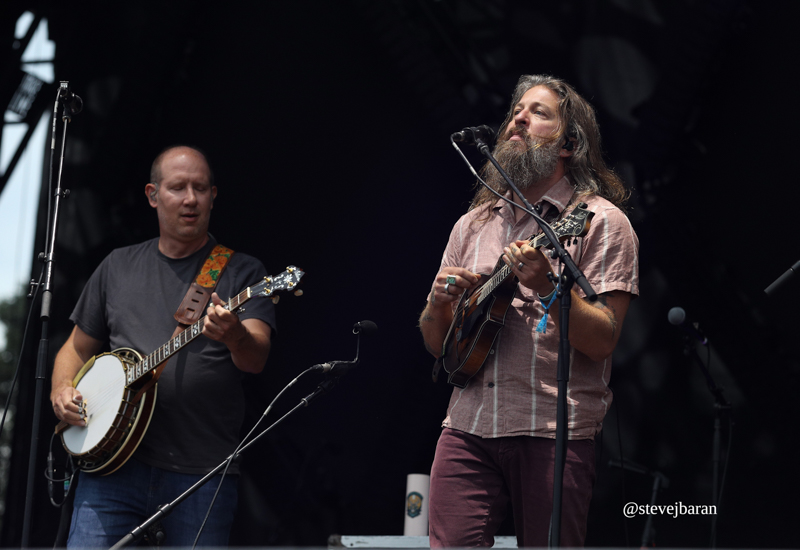 Michael Arlen Bont and Paul Hoffman with Greensky Bluegrass at the Ionia Freak Fair - photo © Steve Baran