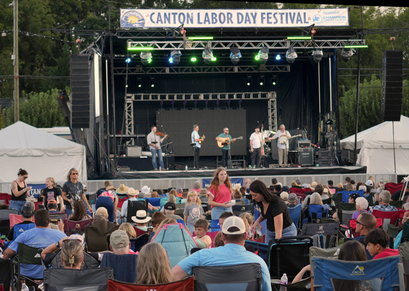 Balsam Range at the 2026 Canton Labor Day Celebration - photo © Jeff Lahr