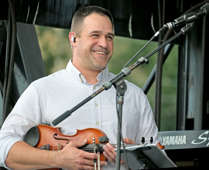 Stephen Hudson with Balsam Range at the 2026 Canton Labor Day Celebration - photo © Jeff Lahr