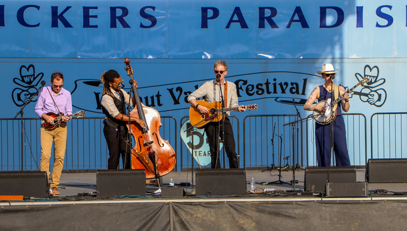 Chris Jones & The Night Drivers at the 2026 Walnut Valley Festival - photo © G. Nicholas Hancock