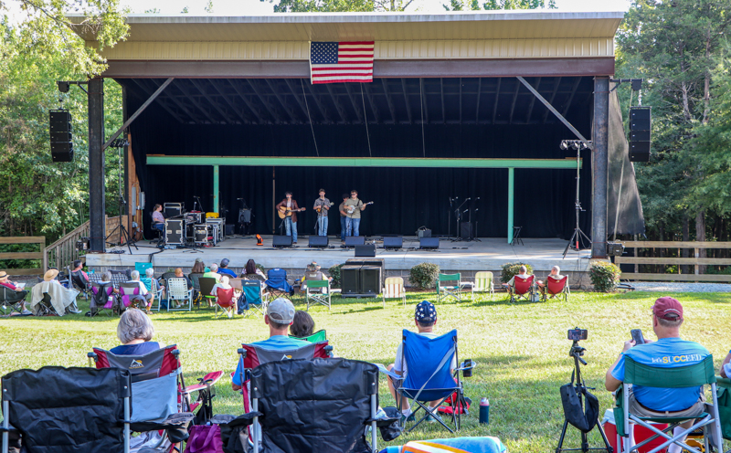 Creekwater Collective at the 2026 Camp Springs Labor Day Weekend Blue Grass Festival - photo © G. Nicholas Hancock