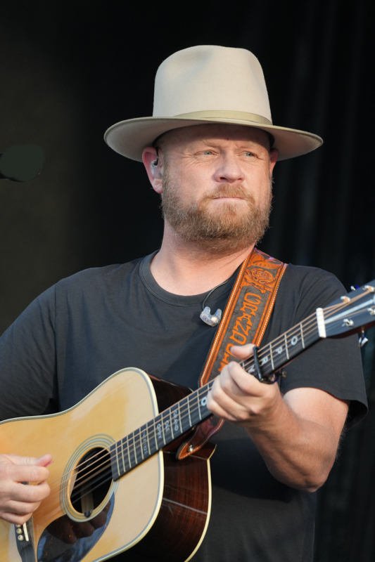 Jamie Dailey with Dailey & Vincent at the 2026 Canton Labor Day Celebration - photo © Jeff Lahr
