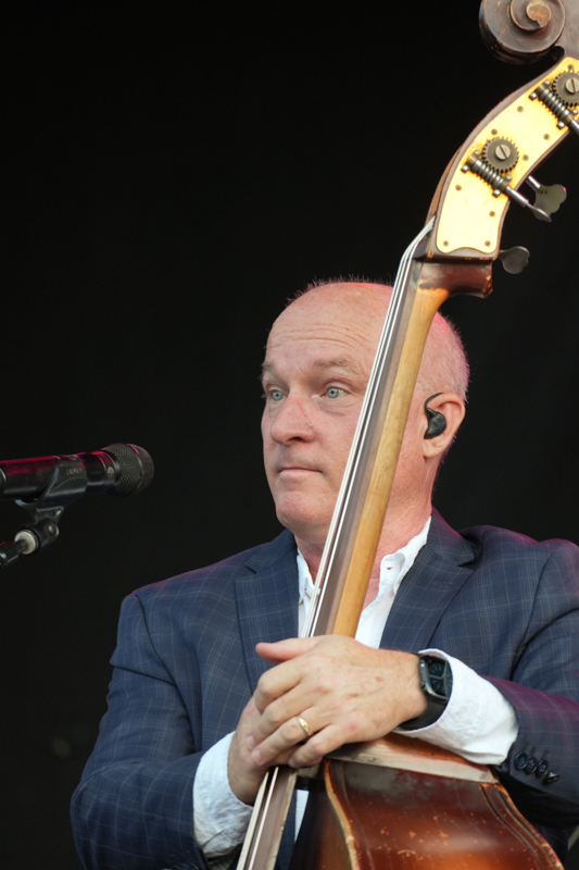 Darrin Vincent with Dailey & Vincent at the 2026 Canton Labor Day Celebration - photo © Jeff Lahr