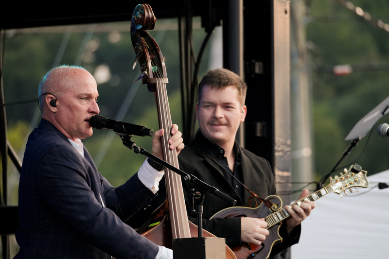 Darrin Vincent with Dailey & Vincent at the 2026 Canton Labor Day Celebration - photo © Jeff Lahr
