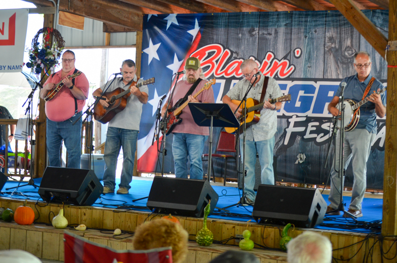 Gerald Mullins & Friends at the Fall 2026 Blazin' Bluegrass Festival - photo © Roger Black