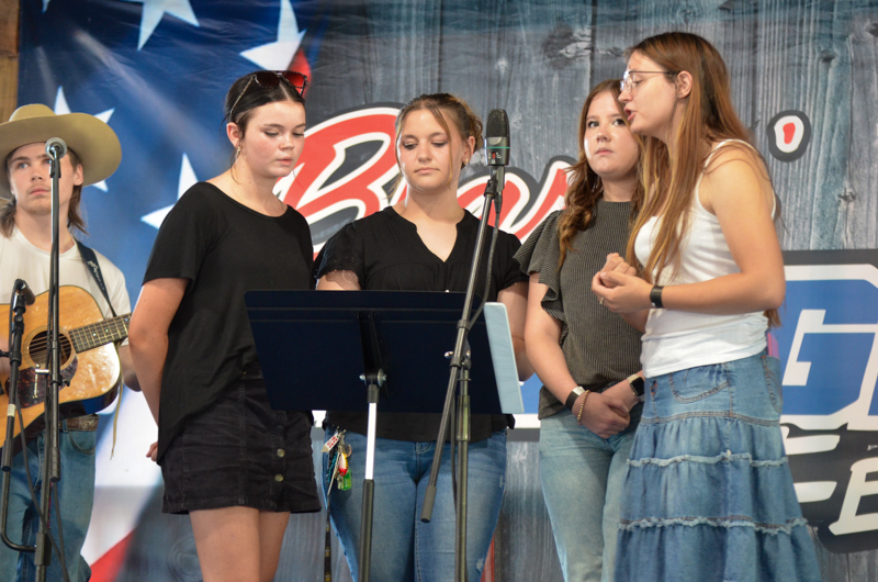 Scott County High School Bluegrass Band  at the Fall 2026 Blazin' Bluegrass Festival - photo © Roger Black