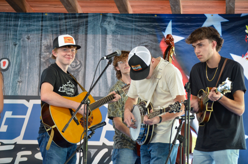 Scott County High School Bluegrass Band  at the Fall 2026 Blazin' Bluegrass Festival - photo © Roger Black