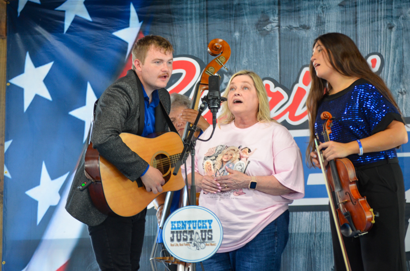 Kentucky Just Us at the Fall 2026 Blazin' Bluegrass Festival - photo © Roger Black
