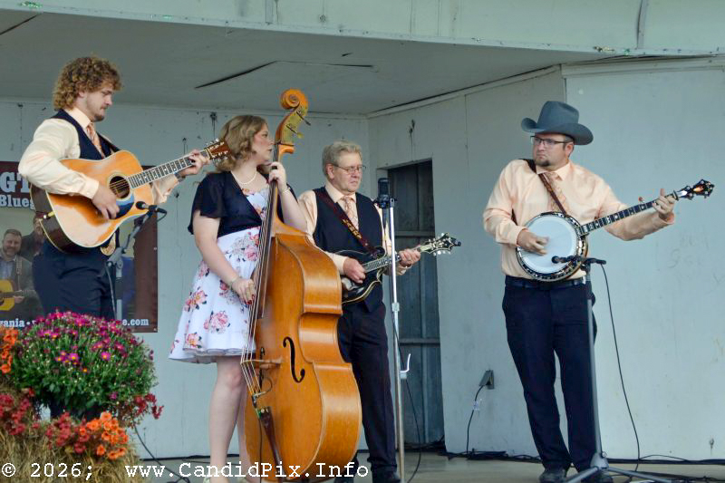 Larry Efaw & The Bluegrass Mountaineers at the debut Remington Ryde Reunion Bluegrass Festival - photo © Bill Warren