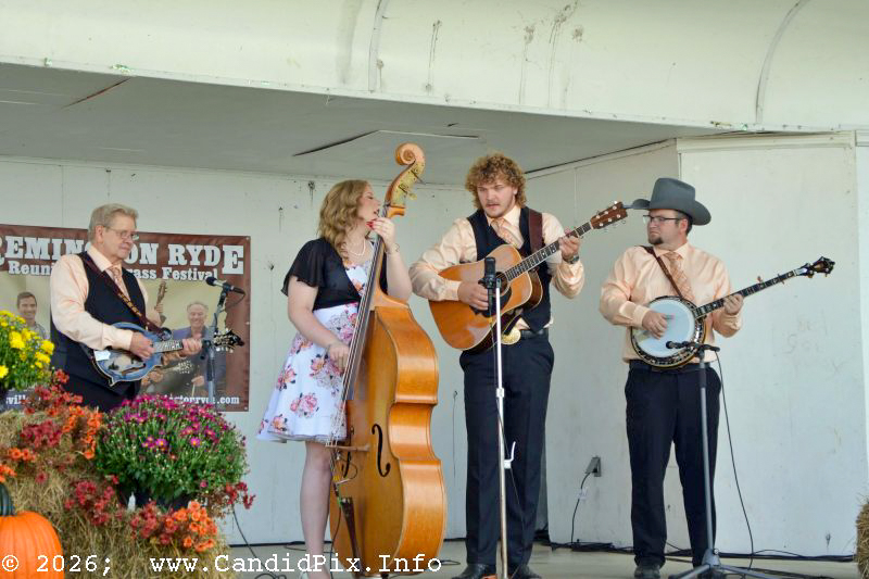 Larry Efaw & The Bluegrass Mountaineers at the debut Remington Ryde Reunion Bluegrass Festival - photo © Bill Warren