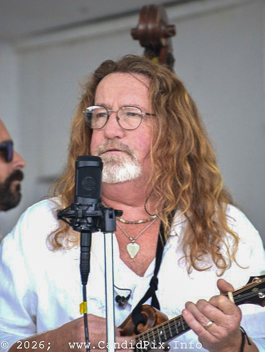 Mike Andes with Nothin' Fancy at the debut Remington Ryde Reunion Bluegrass Festival - photo © Bill Warren