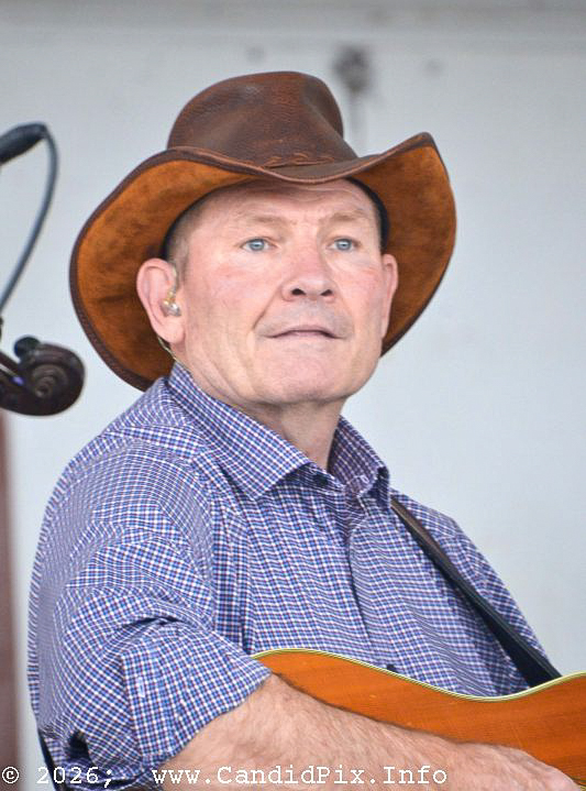 Curt Gausman with Nothin' Fancy at the debut Remington Ryde Reunion Bluegrass Festival - photo © Bill Warren