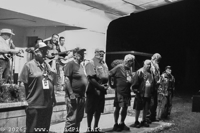 Veterans are cheered at the debut Remington Ryde Reunion Bluegrass Festival - photo © Bill Warren