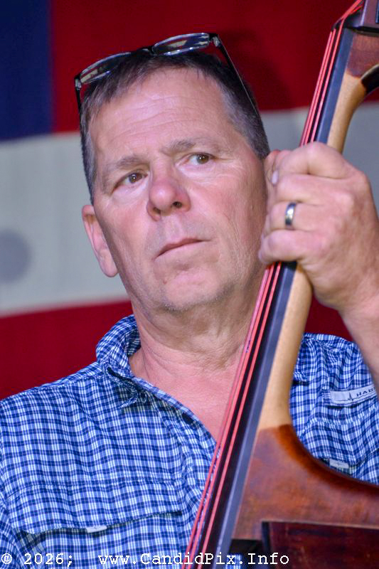 Steve Good with Blue Ridge Thunder at the 2026 Nothin' Fancy Bluegrass Festival - photo © Bill Warren