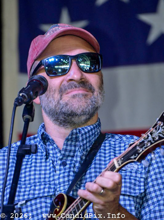 Fred Anderson with Blue Ridge Thunder at the 2026 Nothin' Fancy Bluegrass Festival - photo © Bill Warren