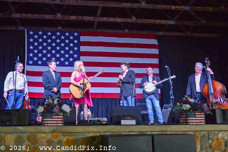 Rhonda Vincent & The Rage at the 2026 Nothin' Fancy Bluegrass Festival - photo © Bill Warren
