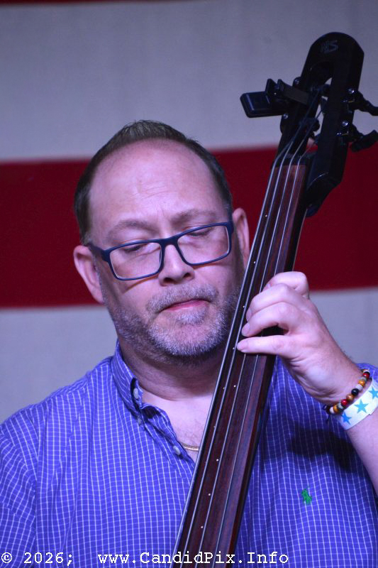 Bobby Davis with Dave Adkins & Mountain Soul at the 2026 Nothin' Fancy Bluegrass Festival - photo © Bill Warren