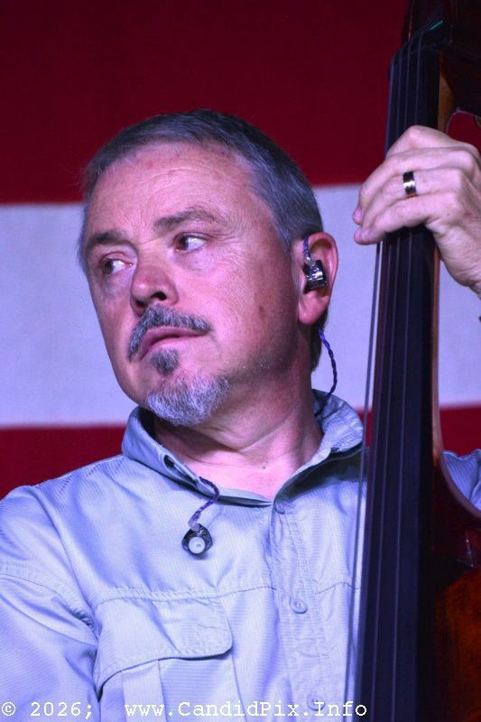 Randy Barnes with Fast Track at the 2026 Nothin' Fancy Bluegrass Festival - photo © Bill Warren