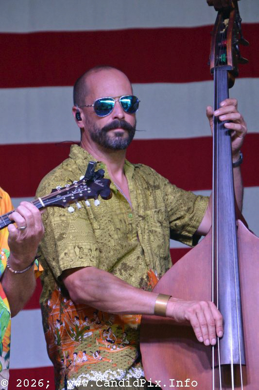 Jenkins with Nothin' Fancy at the 2026 Nothin' Fancy Bluegrass Festival - photo © Bill Warren
