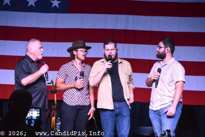 Dale Perry with Chosen Road at the 2026 Nothin' Fancy Bluegrass Festival - photo © Bill Warren