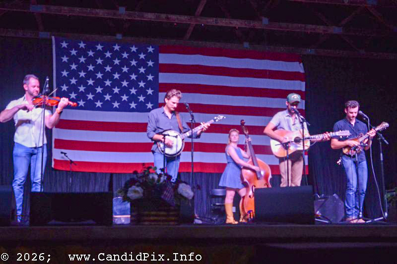 Pitney Meyer at the 2026 Nothin' Fancy Bluegrass Festival - photo © Bill Warren