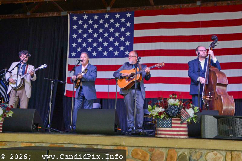 Larry Stephenson Band at the 2026 Nothin' Fancy Bluegrass Festival - photo © Bill Warren