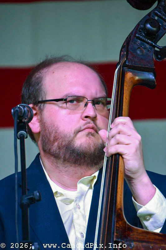 Bobby Osborne Jr with The Larry Stephenson Band at the 2026 Nothin' Fancy Bluegrass Festival - photo © Bill Warren