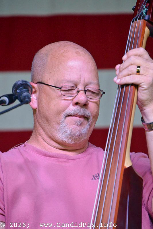 Mike Anglin with Southern Legacy at the 2026 Nothin' Fancy Bluegrass Festival - photo © Bill Warren