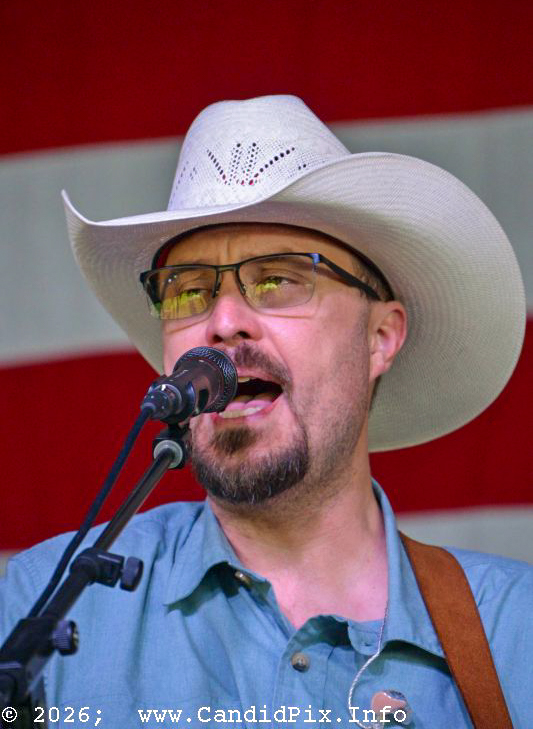 Josh Williams with Southern Legacy at the 2026 Nothin' Fancy Bluegrass Festival - photo © Bill Warren