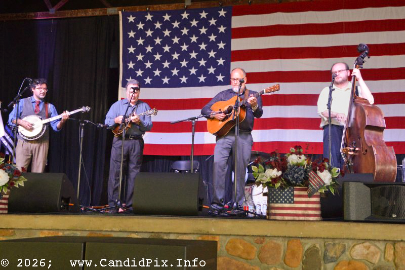 Larry Stephenson Band at the 2026 Nothin' Fancy Bluegrass Festival - photo © Bill Warren