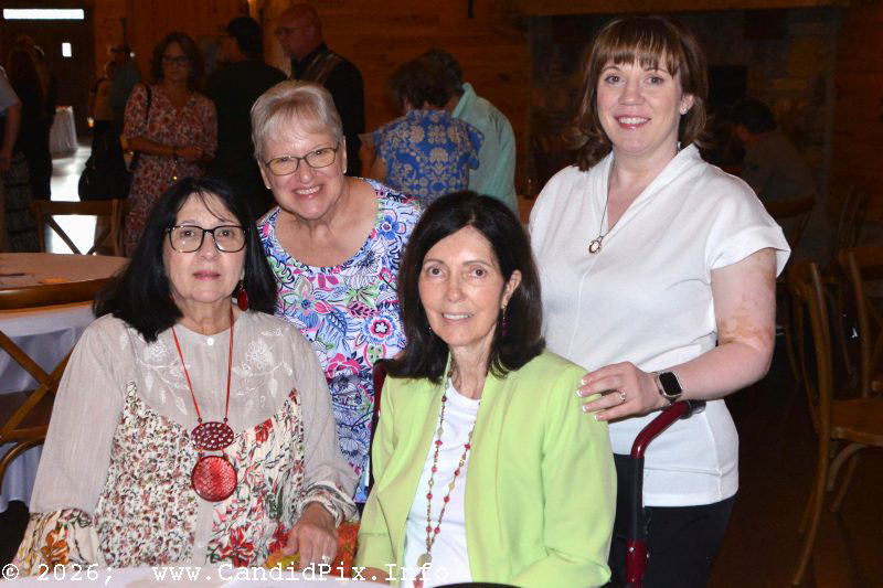 Janet, Deb, Melody, and Jeanne Mills at Allen Mills' Celebration of Life (9/20/26) - photo © Bill Warren
