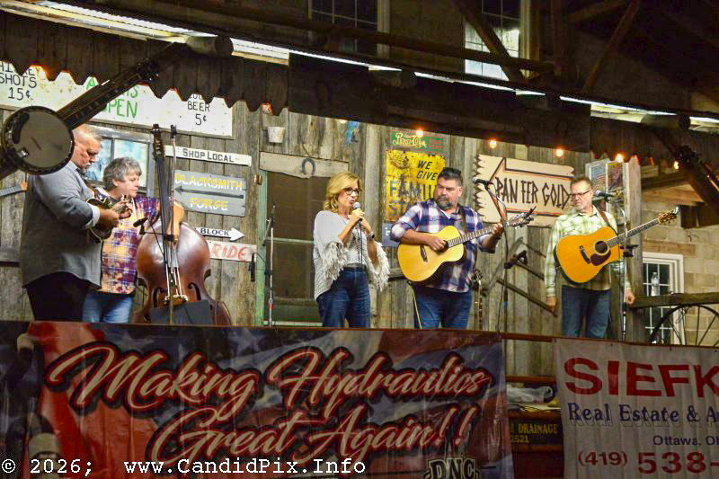 The Tacketts at the 2026 Van Wert County Bluegrass Festival - photo © Bill Warren