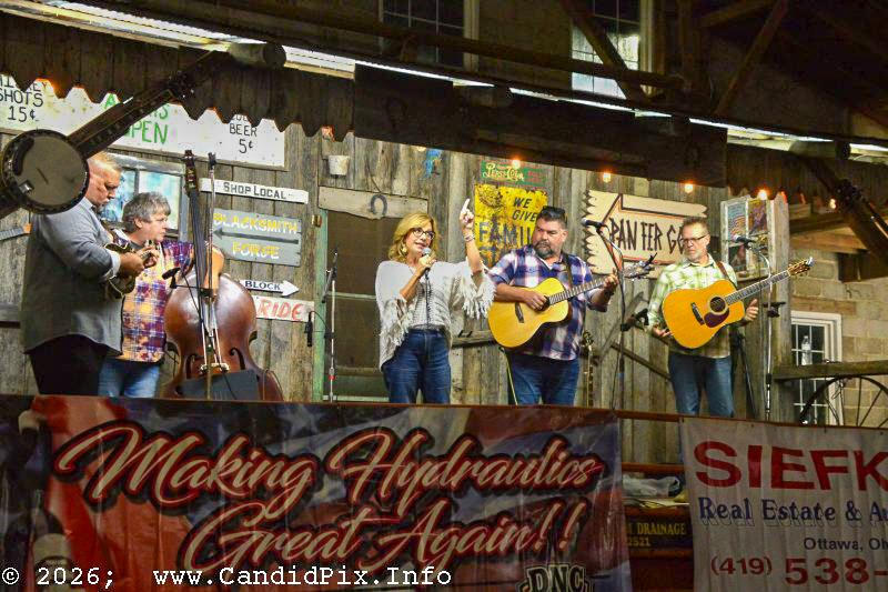 The Tacketts at the 2026 Van Wert County Bluegrass Festival - photo © Bill Warren