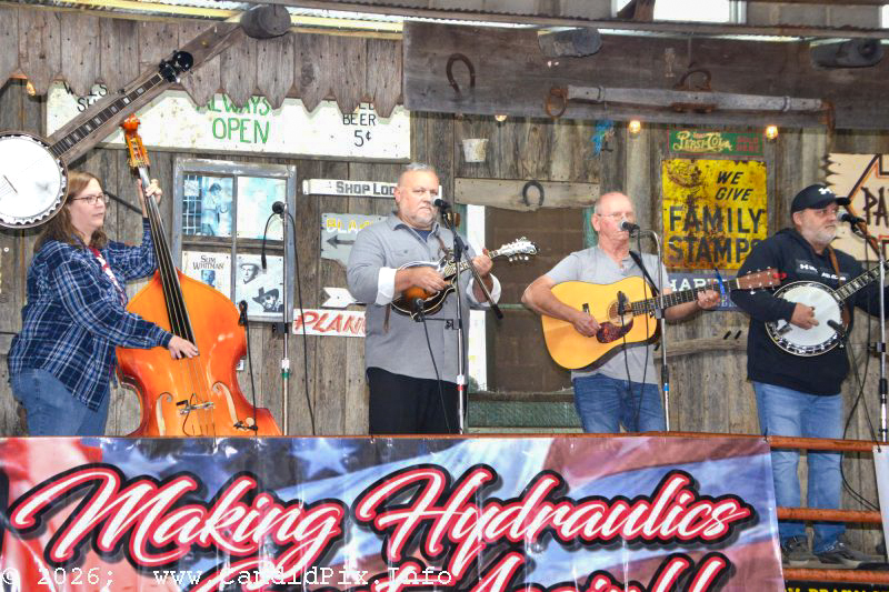 Steve Scott & The Scott Brothers at the 2026 Van Wert Country Bluegrass Festival - photo © Bill Warren