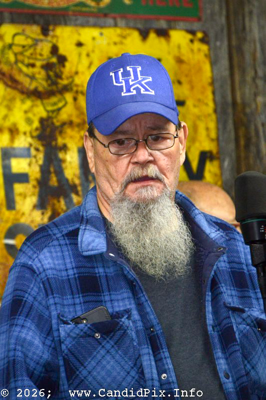 Simon Edwards at the 2026 Van Wert Country Bluegrass Festival - photo © Bill Warren