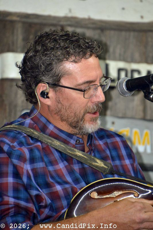 Scott Adkins with 7 Mile Bluegrass at the 2026 Van Wert Country Bluegrass Festival - photo © Bill Warren