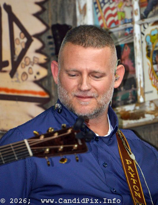 Roy Payton with 7 Mile Bluegrass at the 2026 Van Wert Country Bluegrass Festival - photo © Bill Warren
