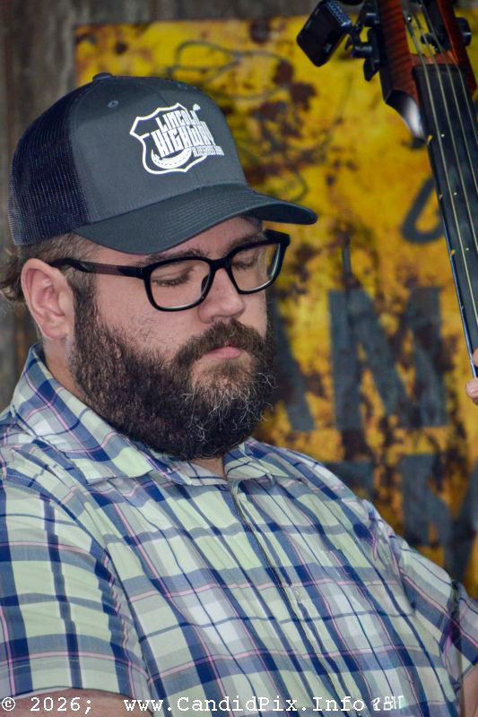 Canaan Nichols with 7 Mile Bluegrass at the 2026 Van Wert Country Bluegrass Festival - photo © Bill Warren