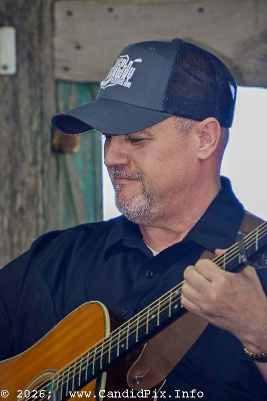 Lee Rachell with Lincoln Highway at the 2026 Van Wert Country Bluegrass Festival - photo © Bill Warren