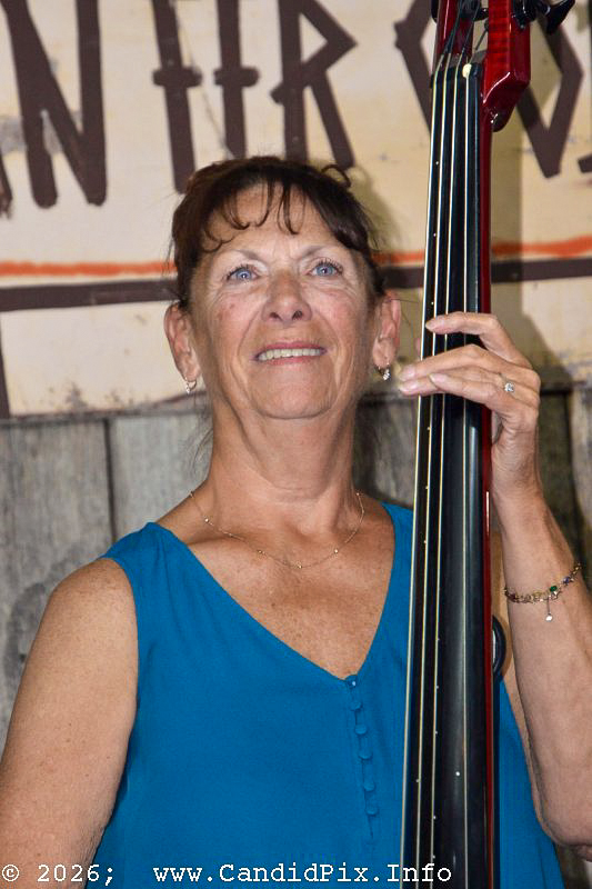 Deanna Riggenbach with Fox Tail Grass at the 2026 Van Wert Country Bluegrass Festival - photo © Bill Warren