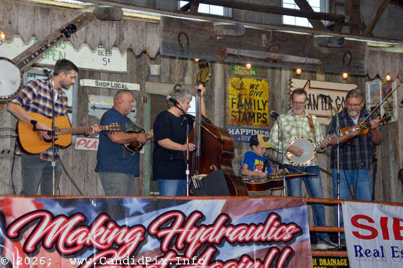 Michal Nichol with New Outlook at the 2026 Van Wert Country Bluegrass Festival - photo © Bill Warren
