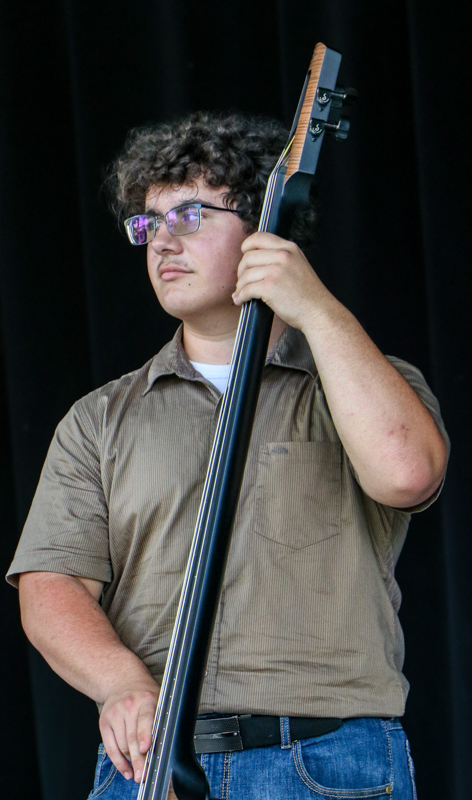 Ethan Chappell with Creekwater Collective the 2026 Camp Springs Labor Day Weekend Blue Grass Festival - photo © G. Nicholas Hancock