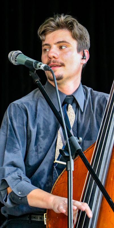 Holger Olesen with The Little Roy & Lizzy Show at the 2026 Camp Springs Labor Day Weekend Blue Grass Festival - photo © G. Nicholas Hancock