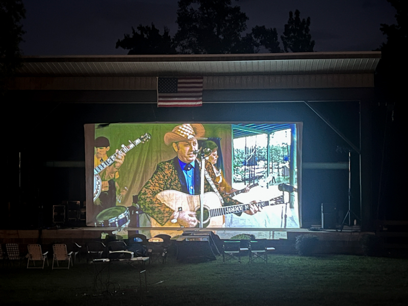 Bluegrass Country Soul screened on Wednesday night at the 2026 Camp Springs Labor Day Blue Grass Festival - photo © Sandy Hatley
