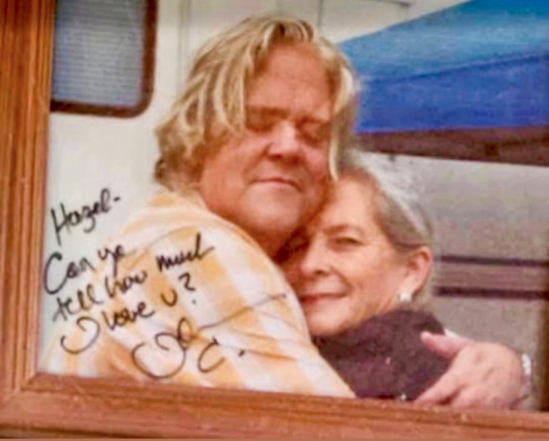 John Cowan with Hazel Johnson in more recent years