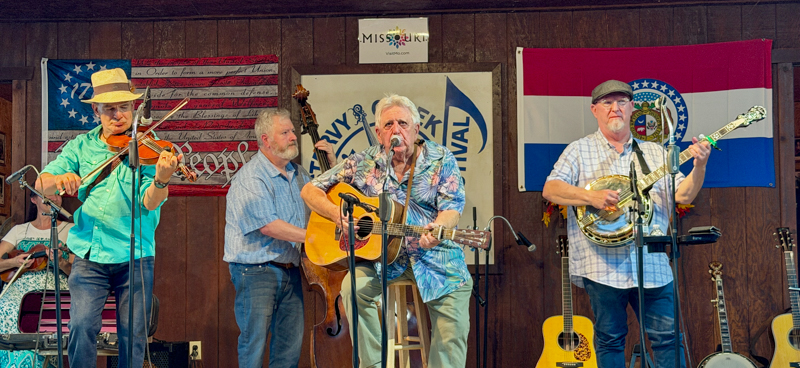 Rodney Dillard at the 2026 Starvy Creek Fall Bluegrass Festival - photo © Charlie Herbst