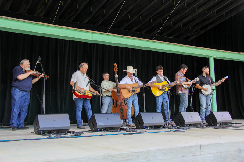 Camp Springs Bluegrass Band at the 2026 Camp Springs Labor Blue Grass Festival - photo © Laura Tate Photography